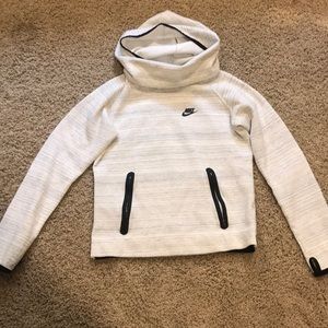 Nike hoodie with scrunch around neck